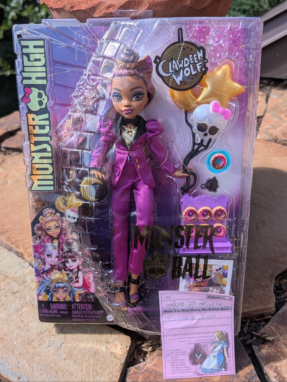 Monster High Clawdeen Wolf Monster Ball Doll, Brand New